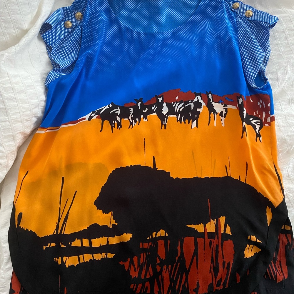 Silk Diane Von Furstenberg Blouse!